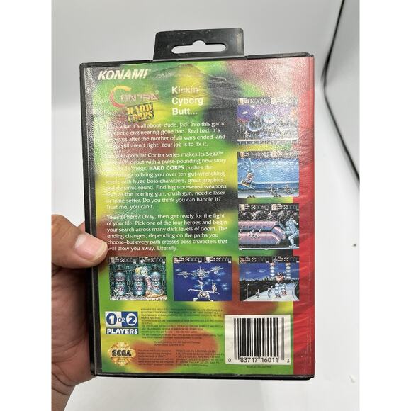 Contra: Hard Corps Sega Genesis Cartridge & Box Only Great Shape Tested & Workin - Picture 11 of 14